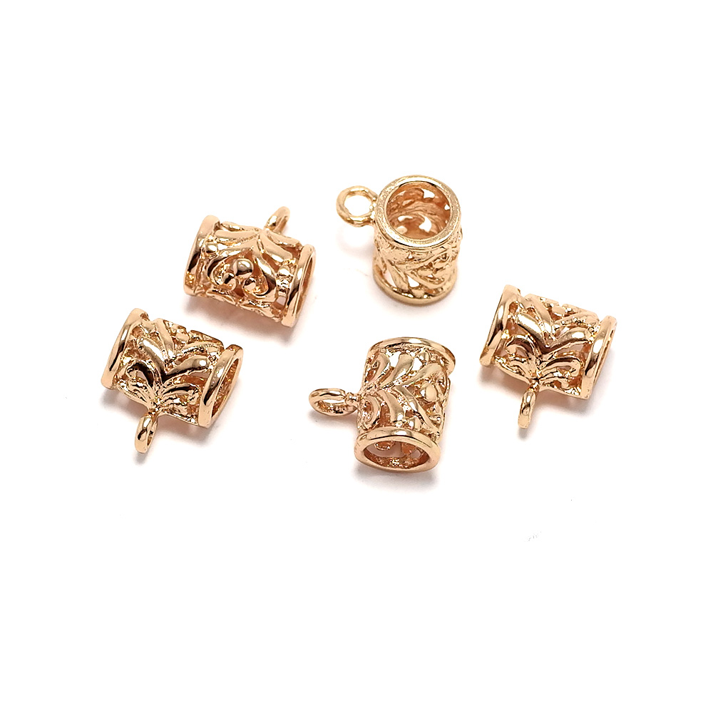 5pcs Big Hole Connectors,Rose  - Rose Gold Bracelet review and price