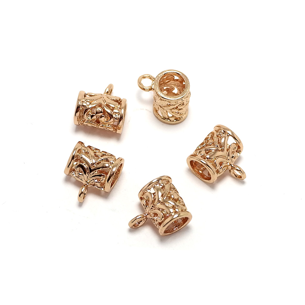 5pcs Big Hole Connectors,Rose  - Rose Gold Bracelet review and price
