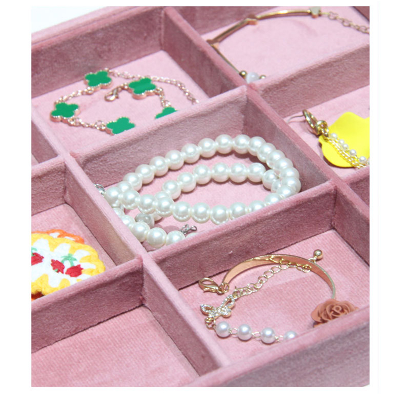 Pink Velvet Jewelry Display Tr - Jewelry And Watches Store review and price