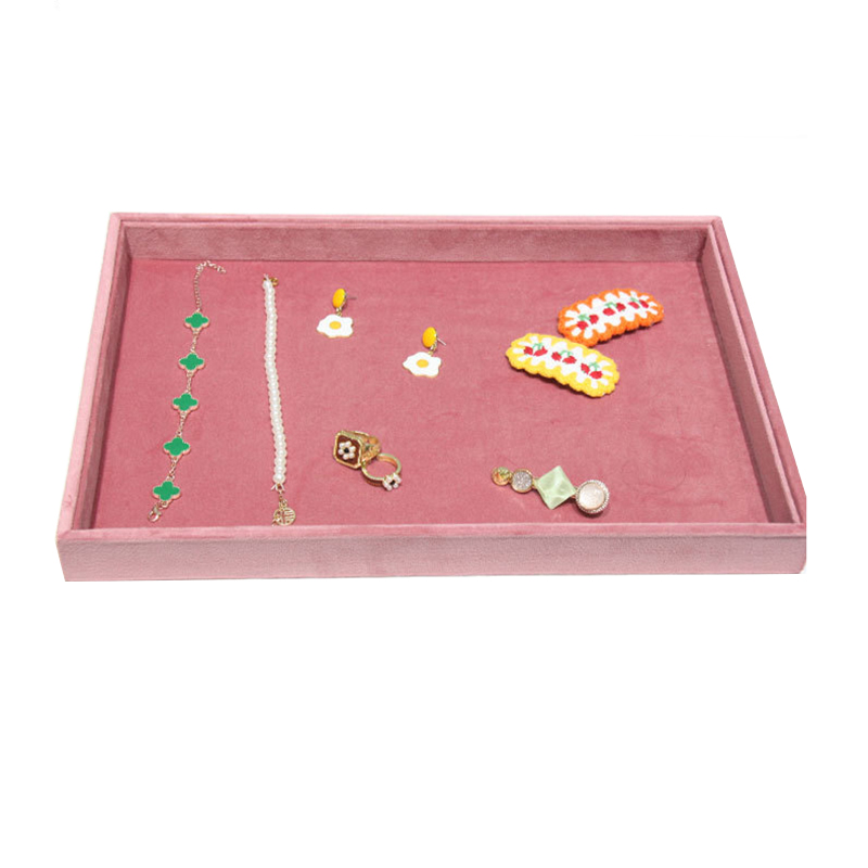 Pink Velvet Jewelry Display Tr - Jewelry And Watches Store review and price