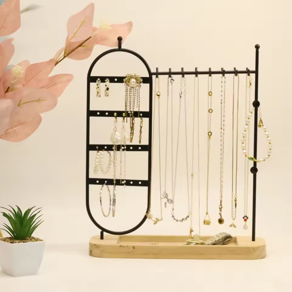 1 desktop solid wood base jewe - Jewelry And Watches Store review and price