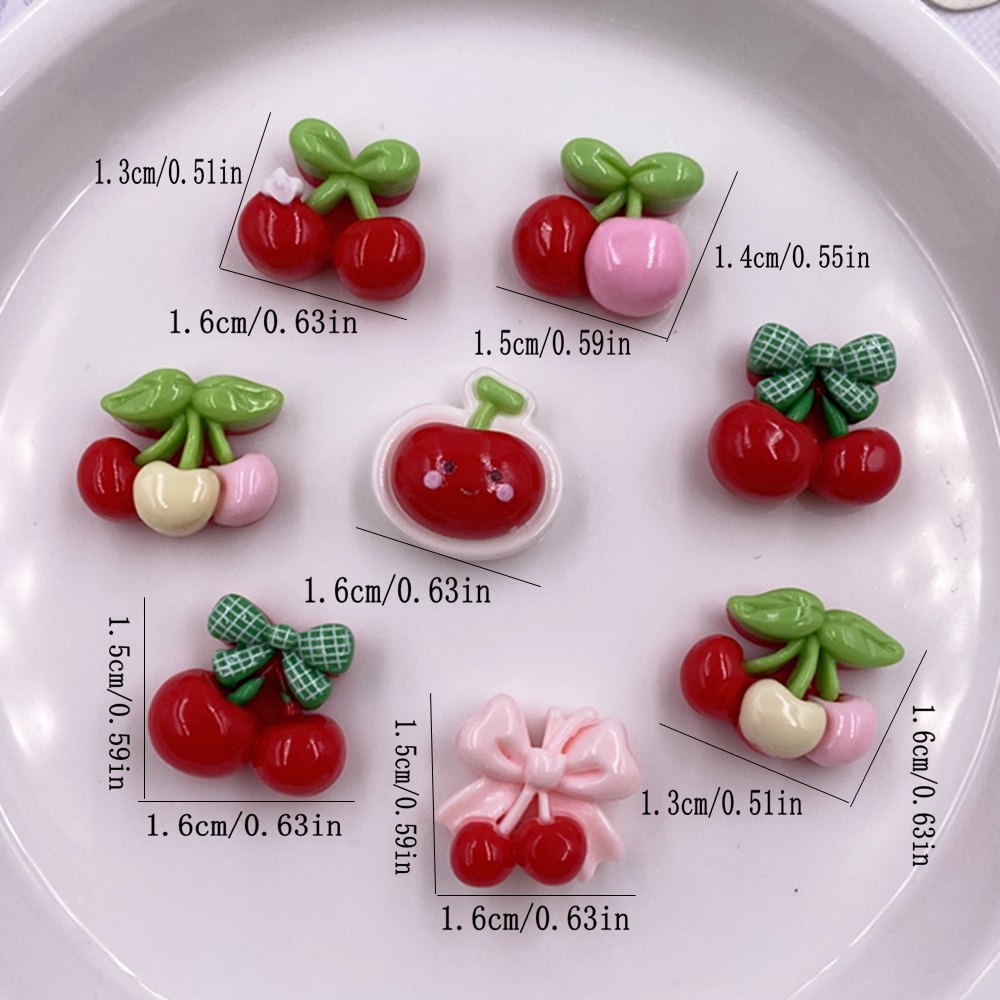 24pcs Colorful Kawaii Cartoon  - Paradise Jewelry & Watches Llc Miami Photos review and price