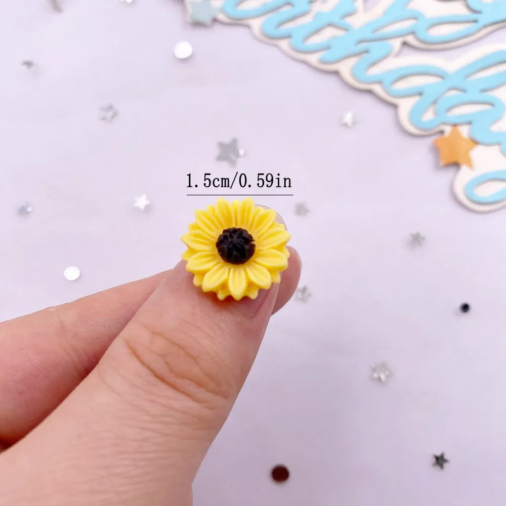 30Pcs Resin Colorful 15mm Sunf - Paradise Jewelry & Watches Llc Miami Photos review and price