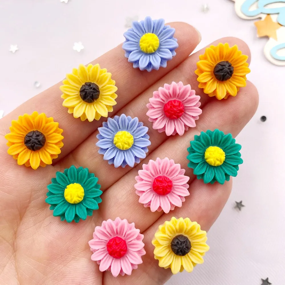 30Pcs Resin Colorful 15mm Sunf - Paradise Jewelry & Watches Llc Miami Photos review and price