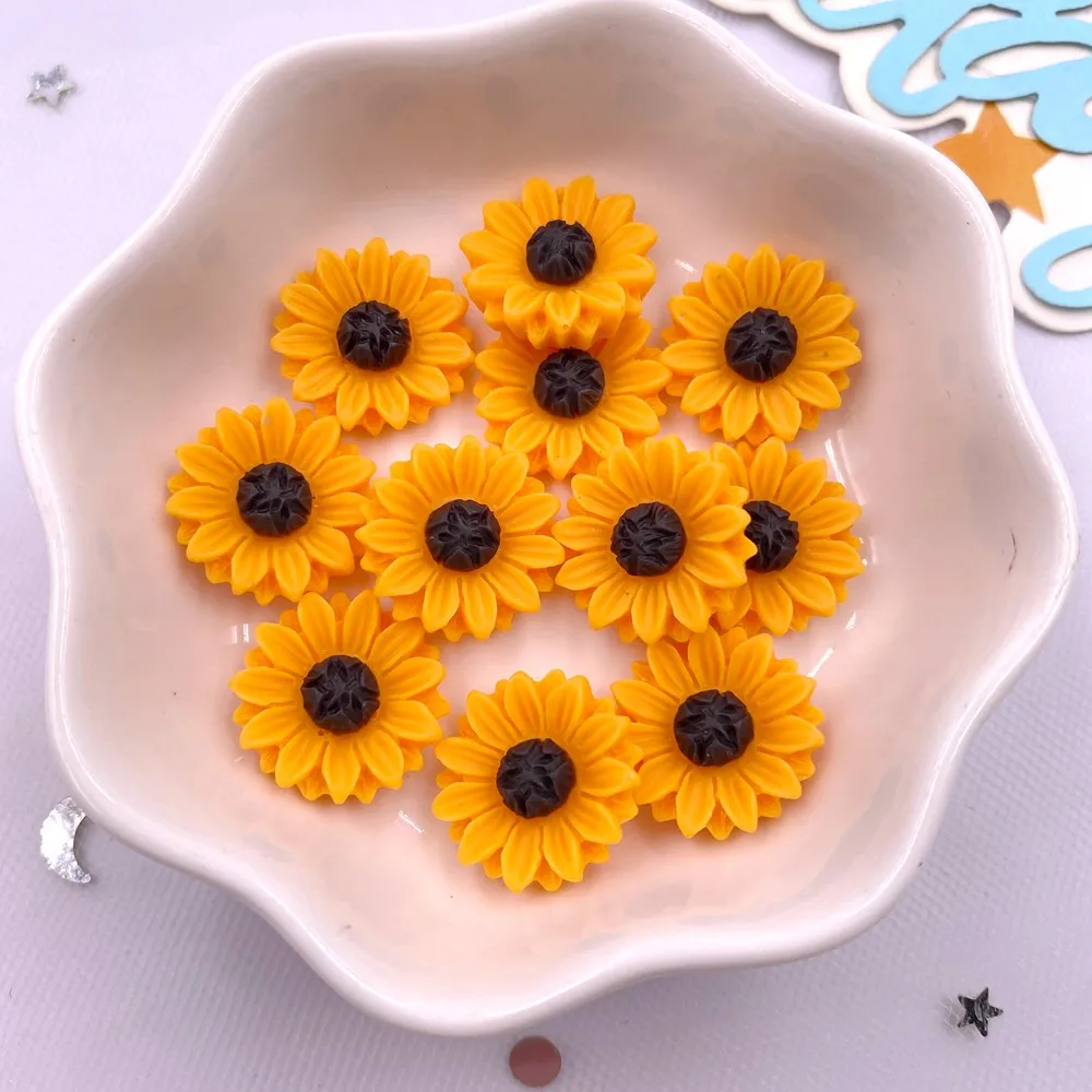 30Pcs Resin Colorful 15mm Sunf - Paradise Jewelry & Watches Llc Miami Photos review and price