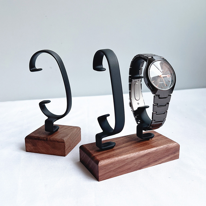 Wooden C‑Shaped Jewelry Displa - Jewelry And Watches Inc review and price