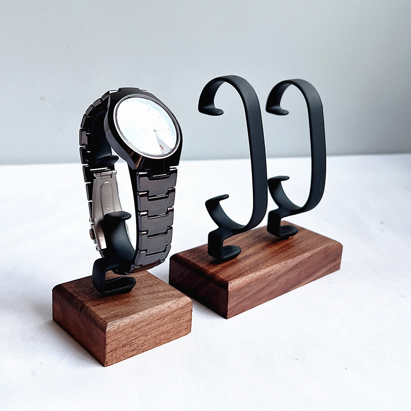 Wooden C‑Shaped Jewelry Displa - Jewelry And Watches Inc review and price