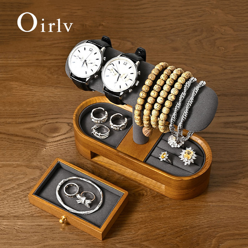 Oirlv Solid Wood Watch Organiz - Jewelry Box With Watches review and price