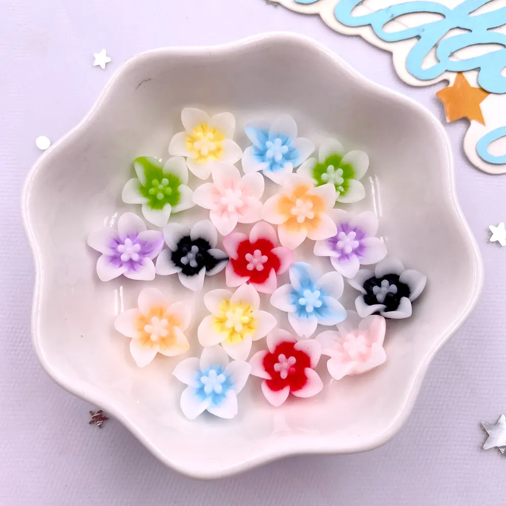 50pcs Resin 13mm Colorful 3D M - Paradise Jewelry & Watches Llc Miami Photos review and price