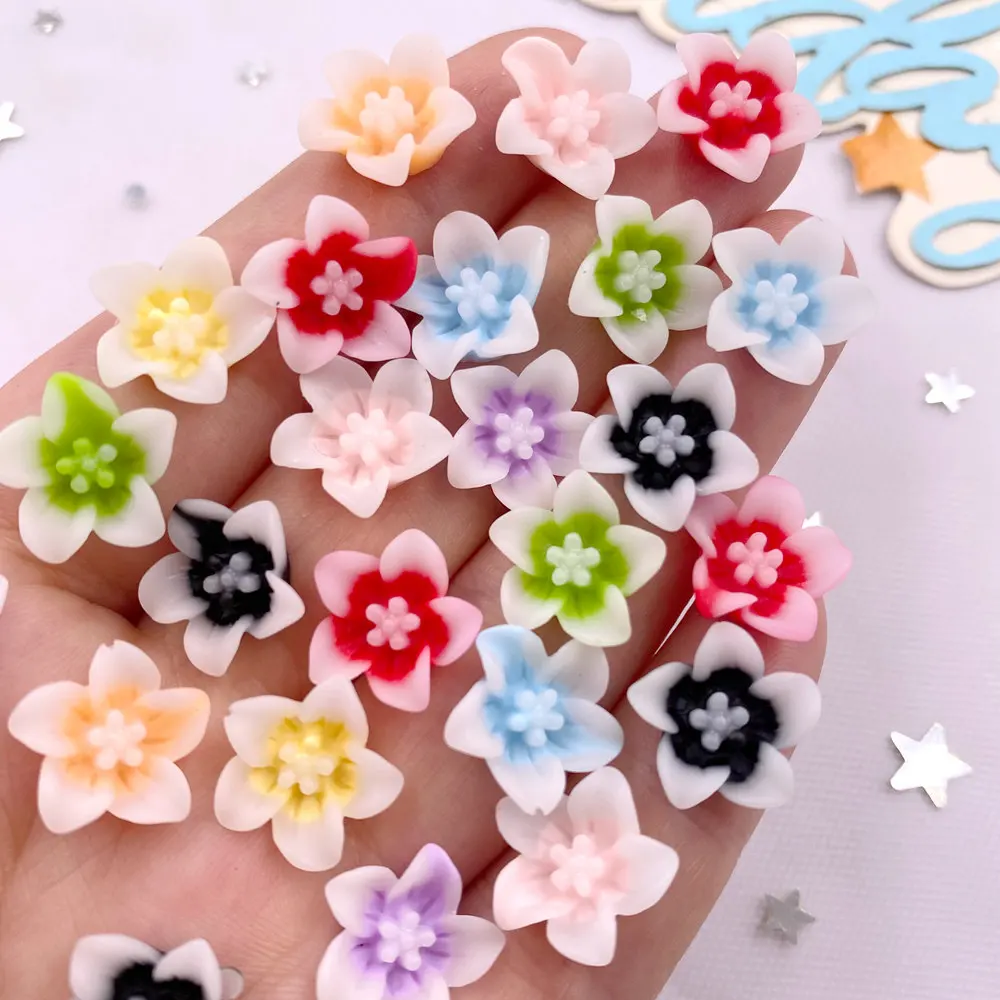 50pcs Resin 13mm Colorful 3D M - Paradise Jewelry & Watches Llc Miami Photos review and price