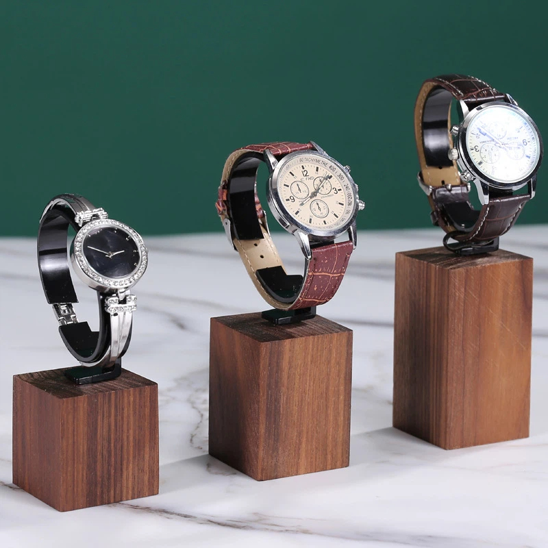 New Wooden C Shaped Watch Disp - Jewelry And Watches Inc review and price