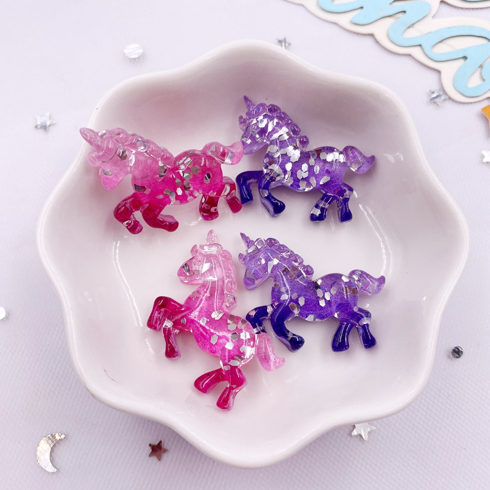 6PCS Colorful Resin Glitter 3D - Paradise Jewelry & Watches Llc Miami Photos review and price
