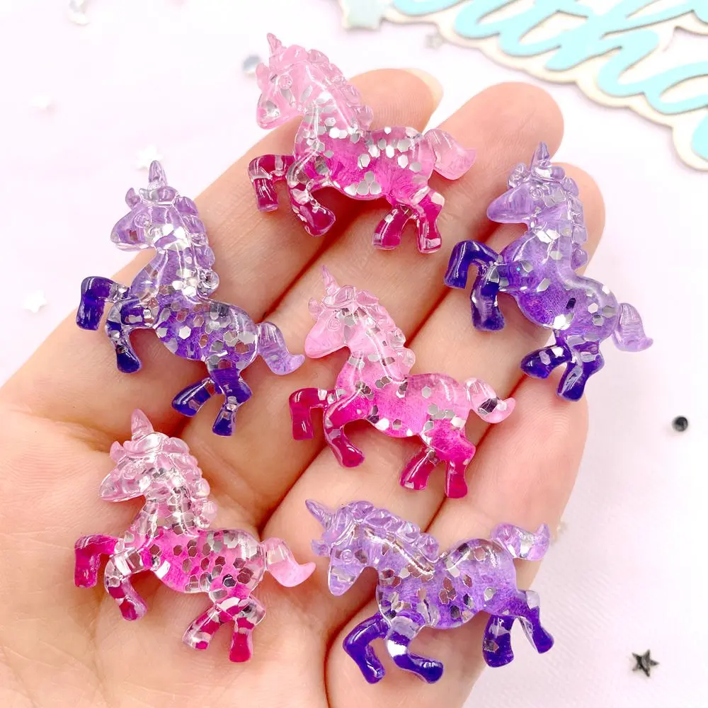 6PCS Colorful Resin Glitter 3D - Paradise Jewelry & Watches Llc Miami Photos review and price