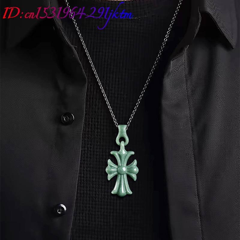 Natural Burmese Jadeite Cross  - Jewelry & Watches Company review and price