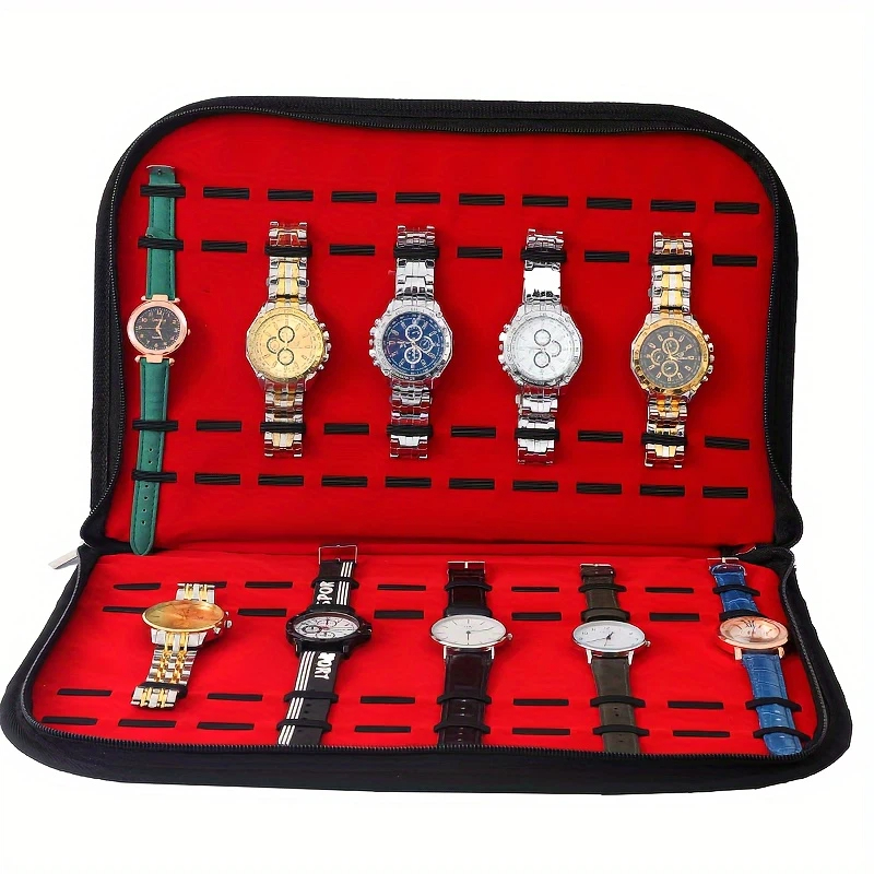 20 Slots Watch Storage Bag Con - Jewelry Box With Watches review and price
