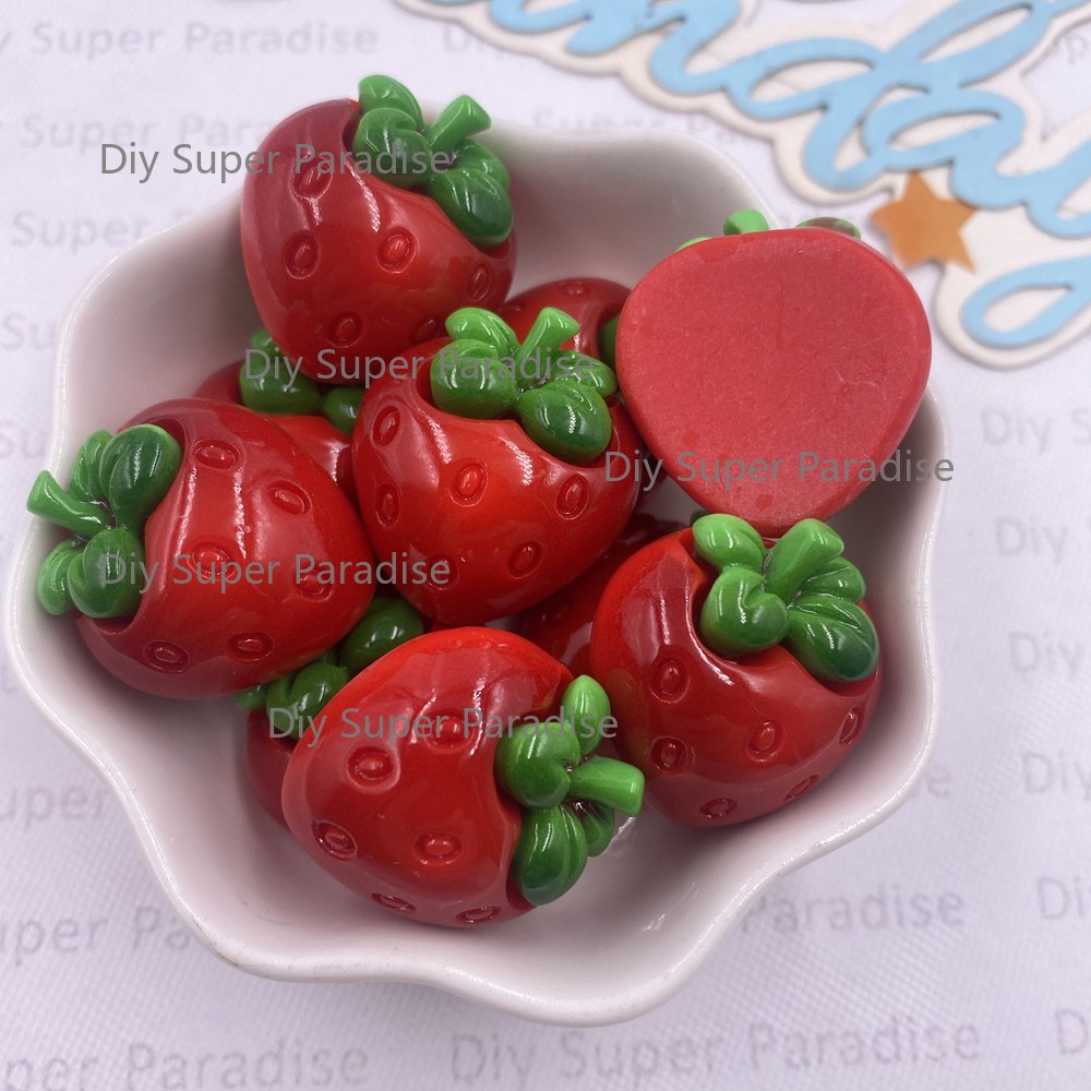 8PCS Resin Kawaii Colorful Red - Paradise Jewelry & Watches Llc Miami Photos review and price