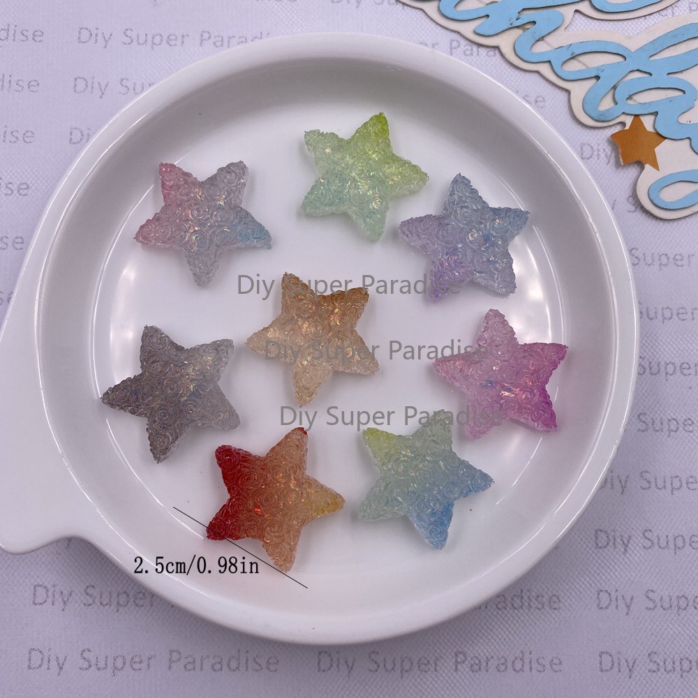 10PCS Resin Clear Candy Color  - Paradise Jewelry & Watches Llc Miami Photos review and price