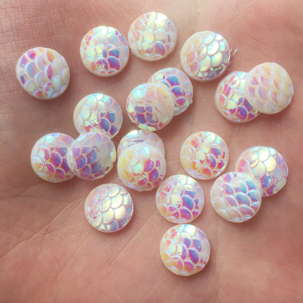 Shiny 100Pcs AB Resin 10mm Rou - Paradise Jewelry & Watches Llc Miami Photos review and price