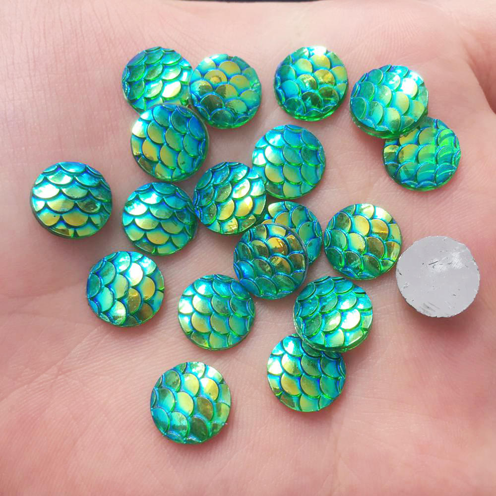 Shiny 100Pcs AB Resin 10mm Rou - Paradise Jewelry & Watches Llc Miami Photos review and price